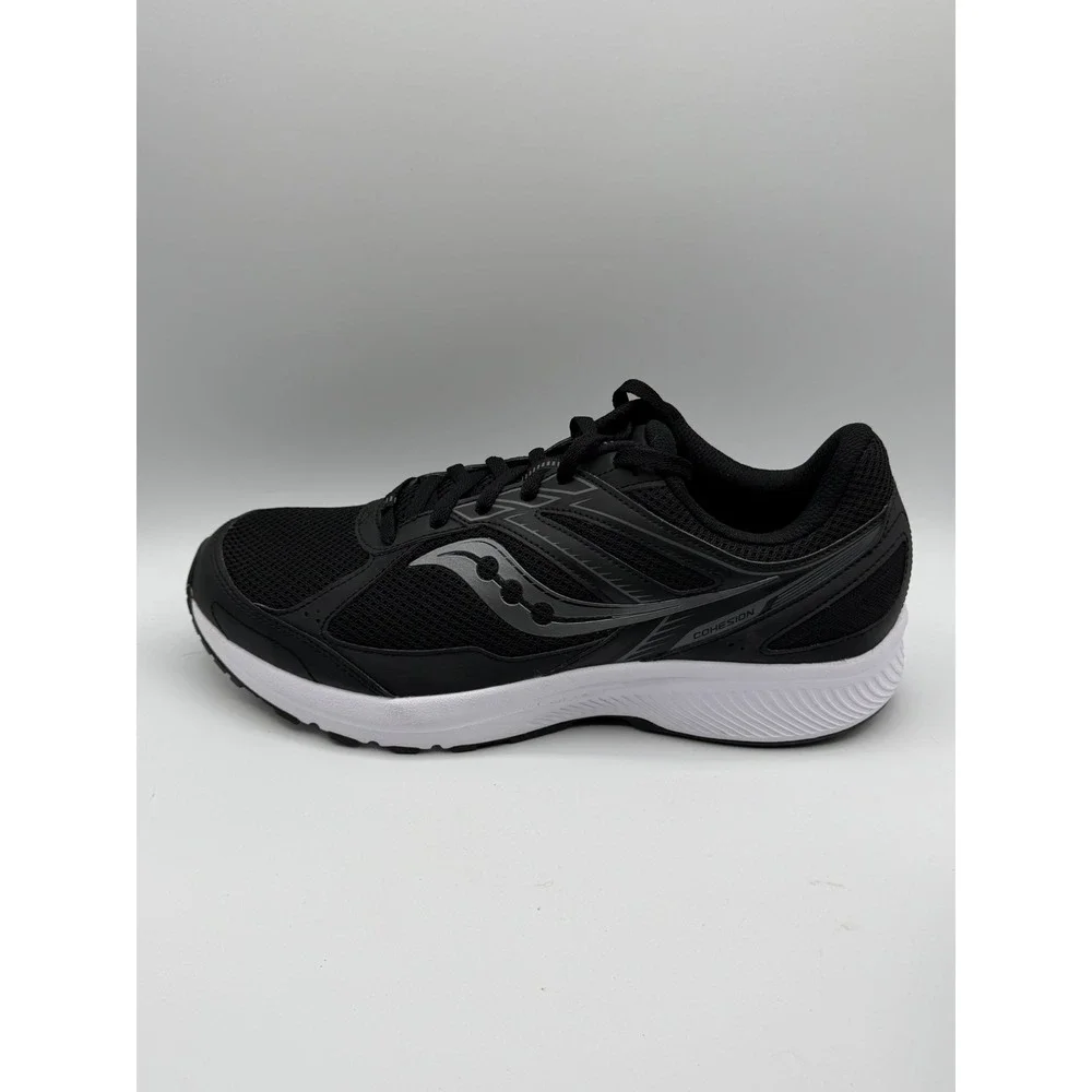 Saucony Cohesion 14 Men's Running Shoes S20629-1 Black White Sneakers Size 11 W‎